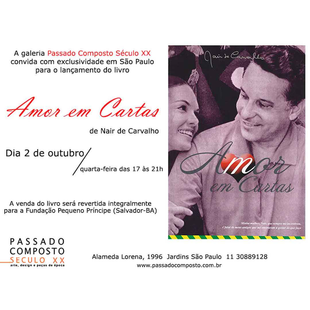 Lançamento do Livro Amor em Cartas