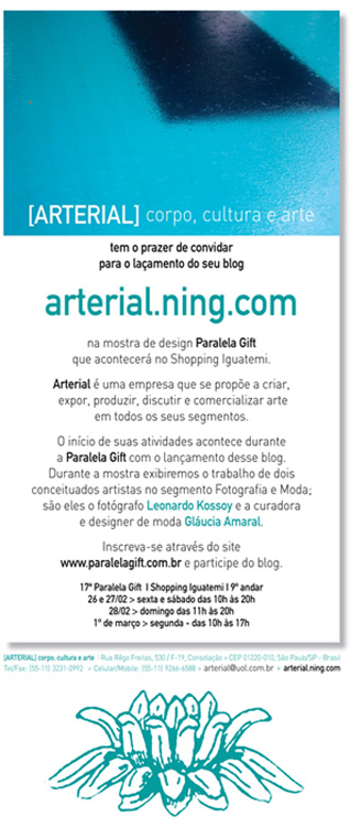 convite Arterial-L Kossoy - Gift 2010