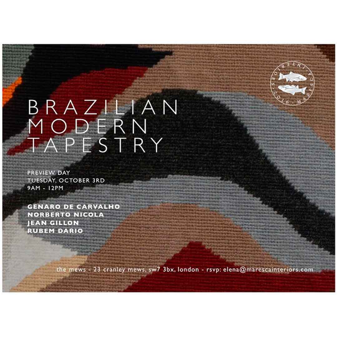 Brazilian Modern Tapestry | Galeria Maresca, Londres